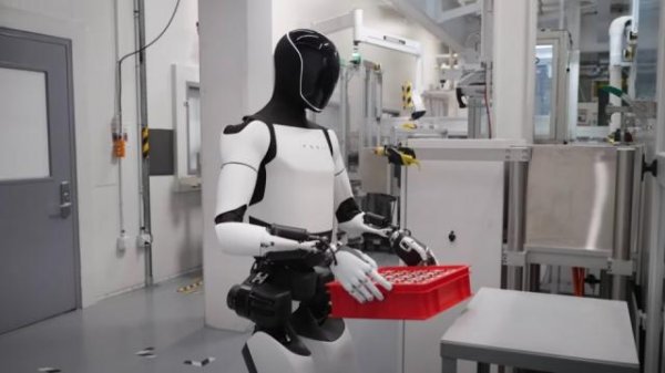 51我要配资 50万一台的人形机器人进厂，搬运效率连工人一半都不到